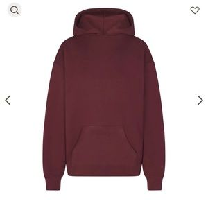 Skims cotton Fleece oversized hoodie